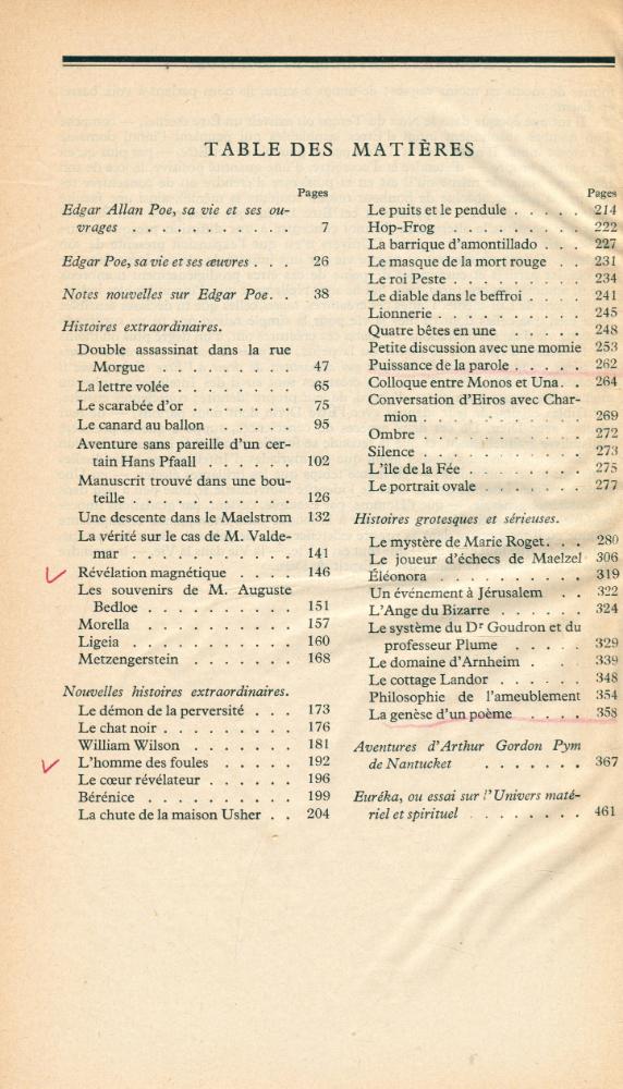 『ŒUVRES : Traduction Et Études biographiques DE CHARLES BAUDELAIRE』 2