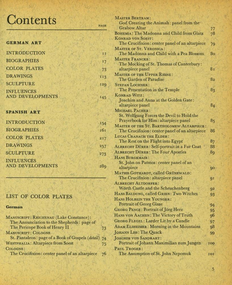 『THE BOOK OF ART : A Pictorial Encyclopedia of Painting, Drawing, and Sculpture : VOLUME 4 : GERMAIN AND SPANISH ART TO 1900』 2