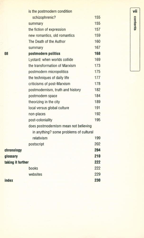 『teach yourself - postmodernism』 4
