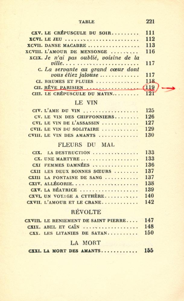 『LES FLEURS DU MAL』 5