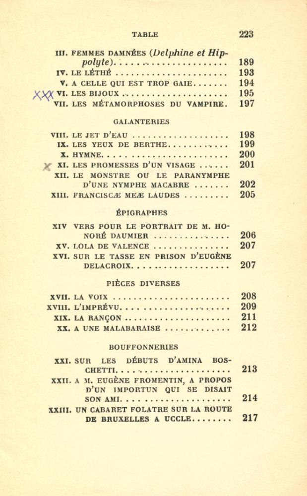 『LES FLEURS DU MAL』 7