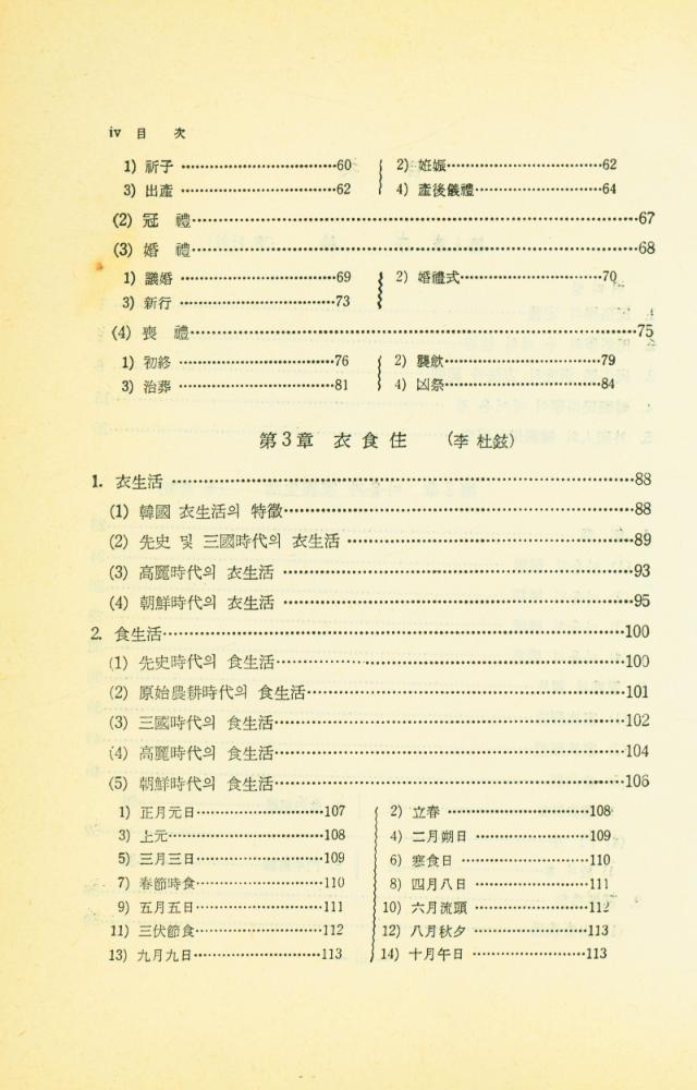 『韓國民俗學槪説(한국민속학개설)』 3