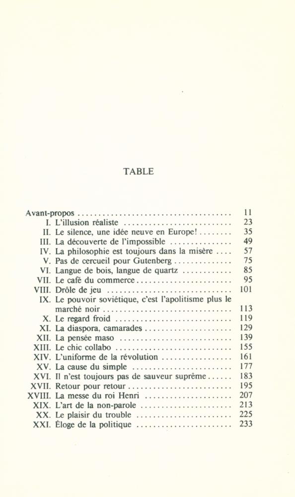 『L'Amour de la politique』 2