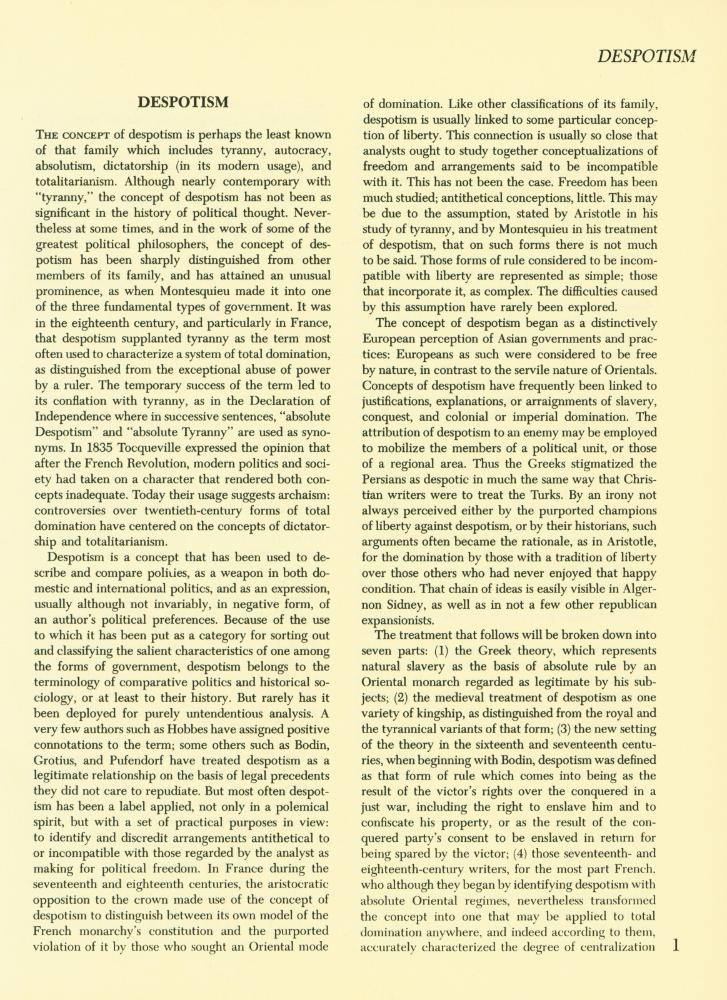 『Dictionary of the History of Ideas : Studies of Selected Pivotal Ideas :  Volume Ⅱ』 2