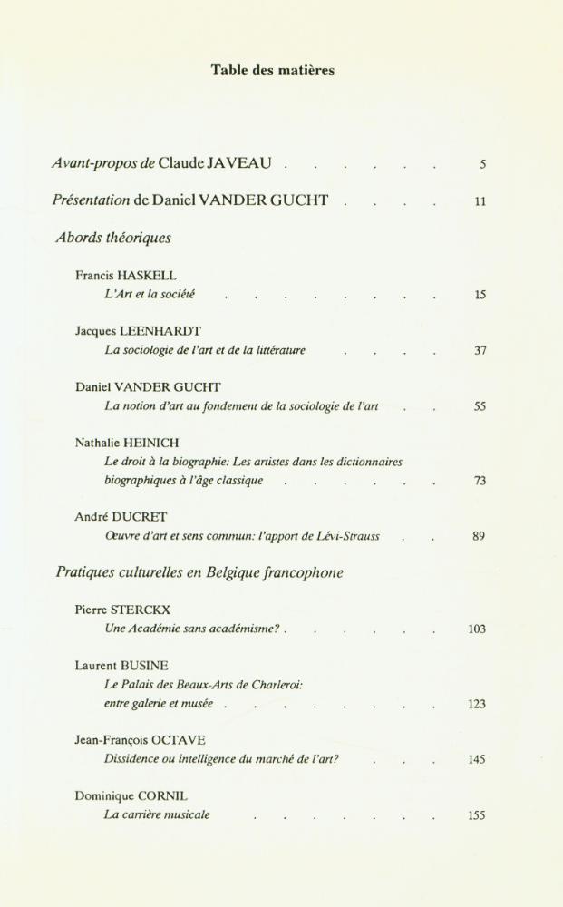 『ART ET SOCIÉTÉ』 2