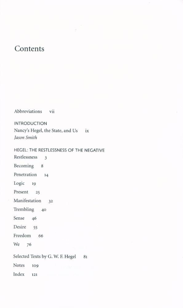 『Hegel : the restlessness of the negative』 2