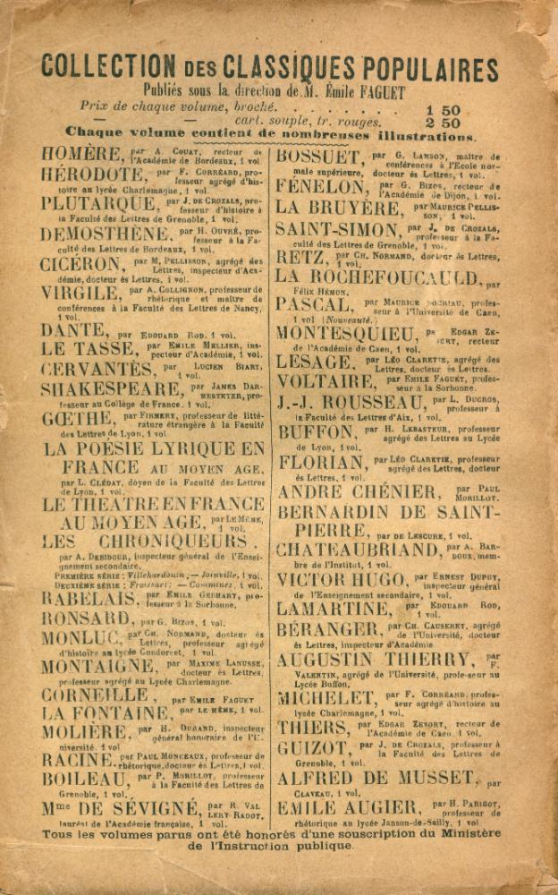 『DIX - NEUVIÈME SIÈCLE : ÉTUDES LITTÉRAIRES』 4