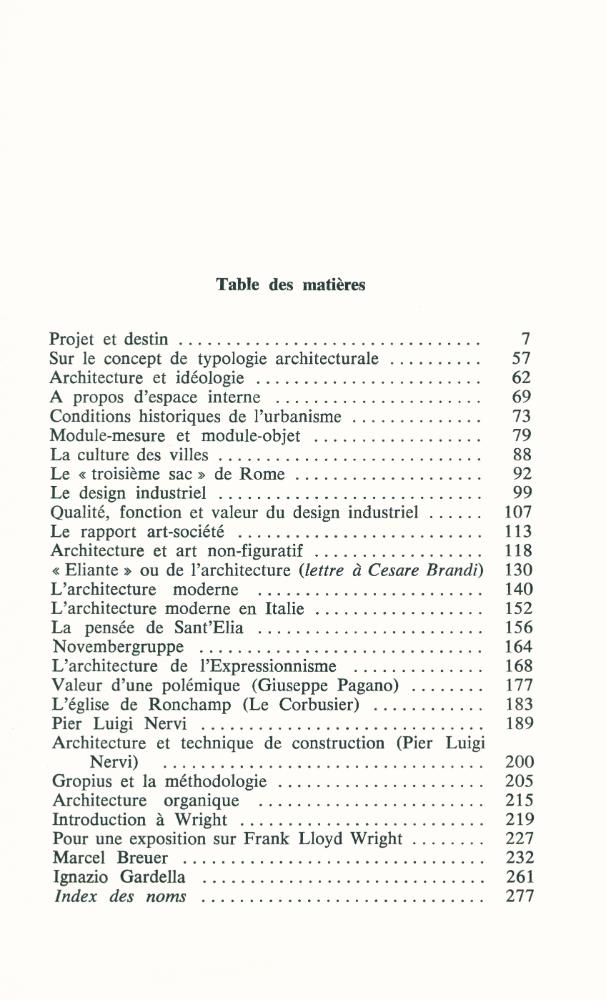 『Projet et destin : Art, architecture et urbanisme』 2