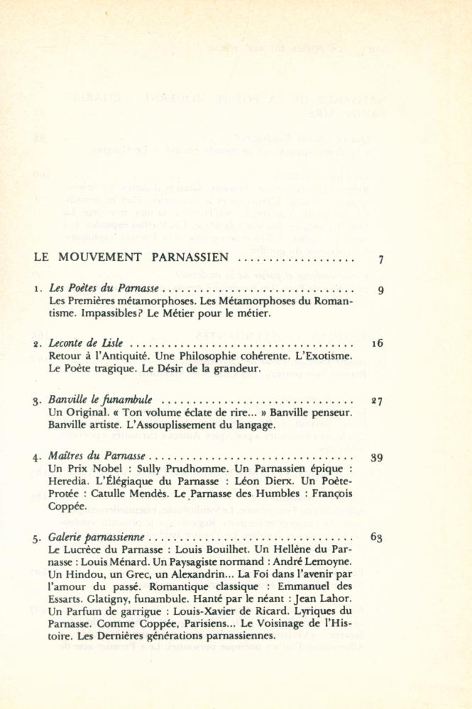 『HISTORIE DE LA POÉSIE FRANÇAISE ; LA POÉSIE DU DIX - NEXUVIÈME SIÈCLE 2 - Naissance de la poésie moderne』 2