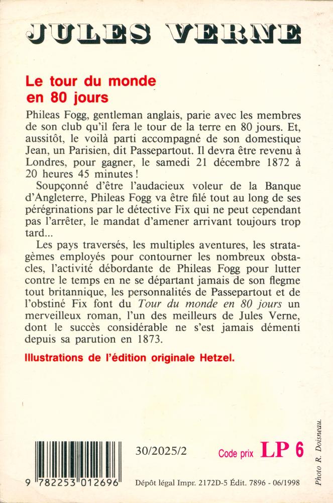 『LE TOUR DU MONDE EN QUATRE - VINGTS JOURS』 6