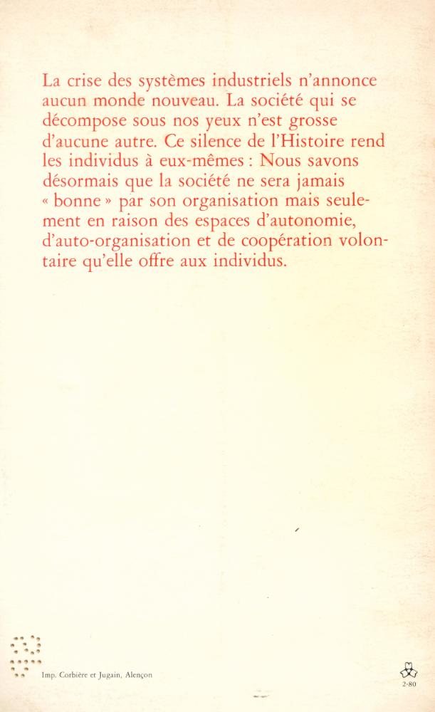 『Adieux au prolétariat : Au delà du socialisme』 5