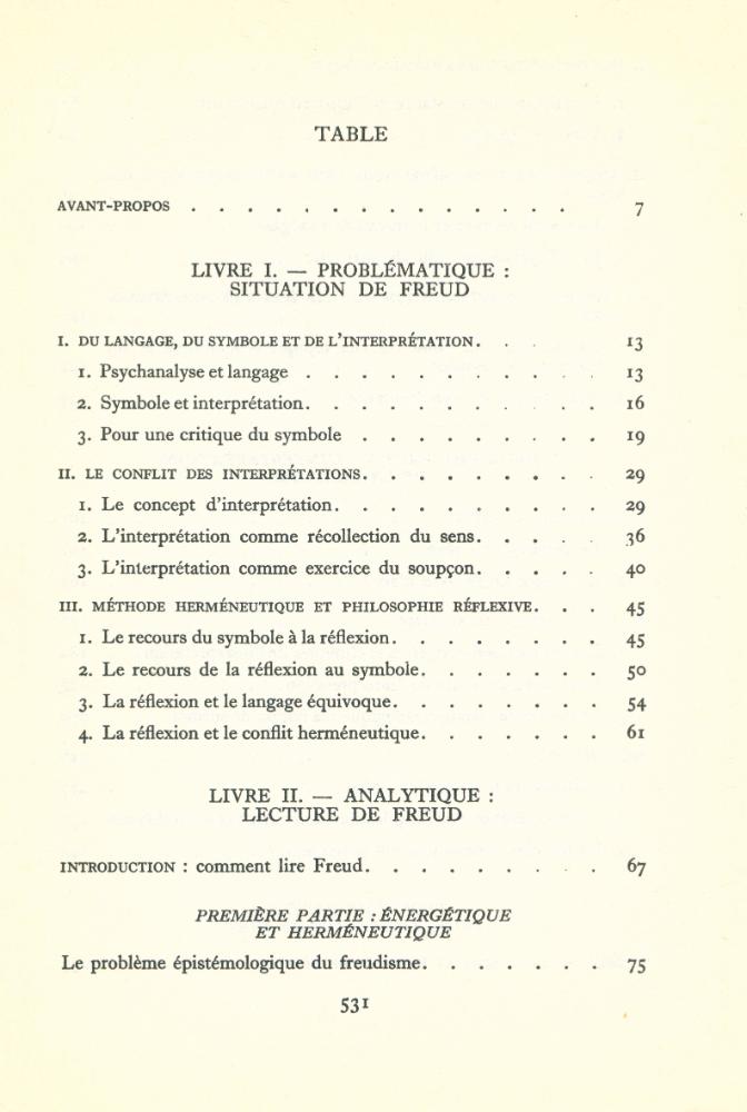 『De l'interprétation : essai sur Freud』 2