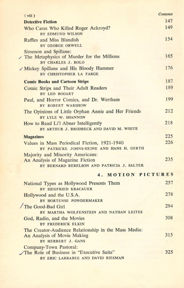 『MASS CULTURE : THE POPULAR ARTS IN AMERICA』 3