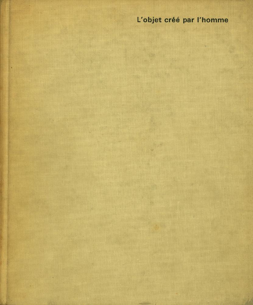 《L'object créé par l'homme》 1