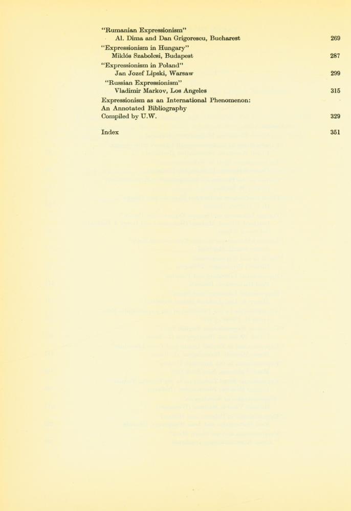 『EXPRESSIONISM AS AN INTERNATIONAL LITERARY PHENOMENON : 21 ESSAYS AND A BIBLIOGRAPHY』 3