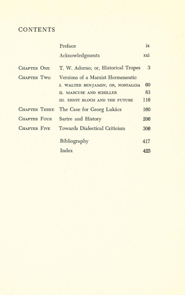 『Marxism and Form : TWENTIETH - CENTURY DIALECTICAL THEORIES OF LITERATURE』 2