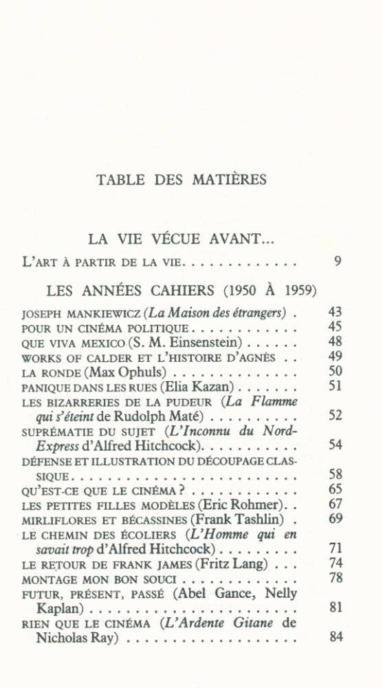 『GODARD PAR GODARD : Les années Cahiers(1950 à 1959)』 2