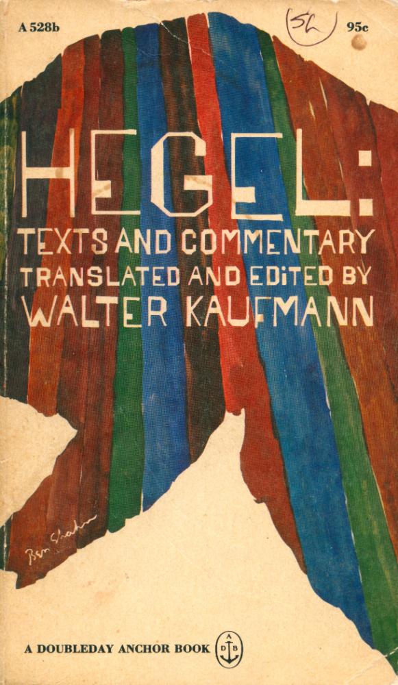 『HEGEL : TEXTS AND COMMENTARY』 1