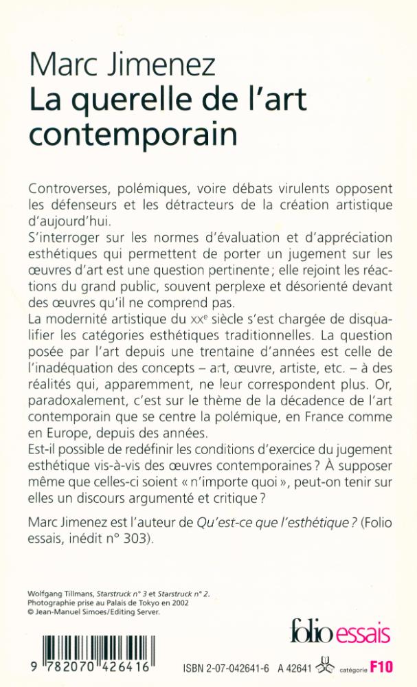 『La querelle de l'art contemporain』 7