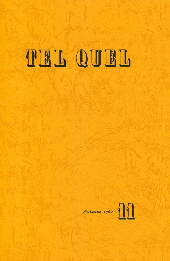 『TEL QUEL : 1962 8~11』 6