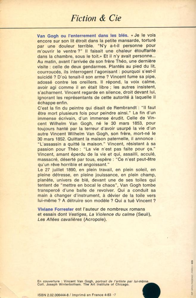 『Van Gogh ou l'enterrement dans les blés』 3