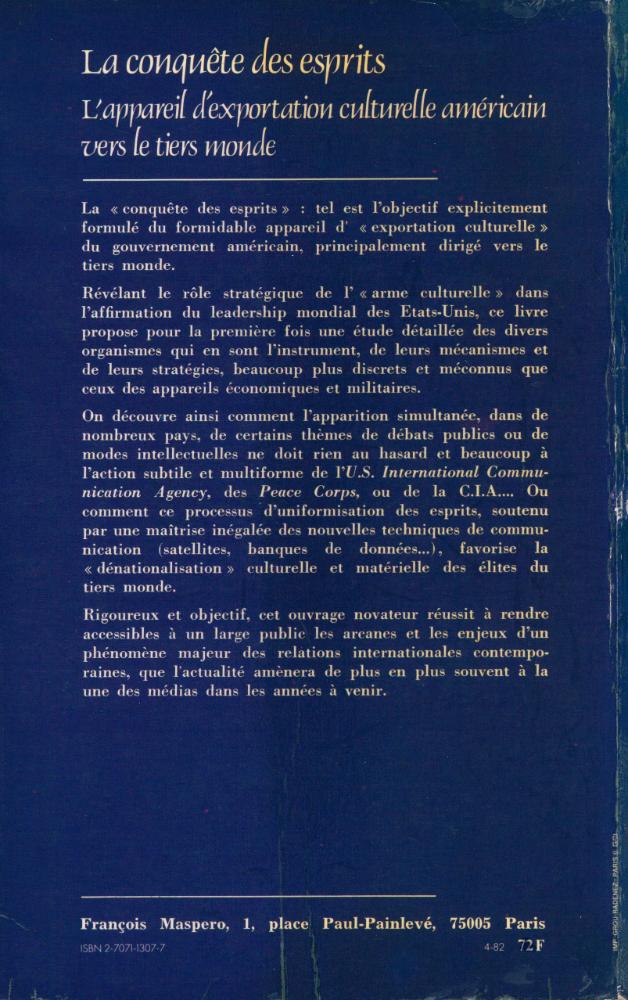 『la conquête des esprits: l'appareil d'exportation culturelle du gouvernement américain vers le Tiers monde』 5