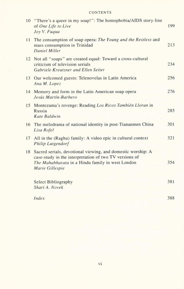 『To Be Continued... : Soap operas around the world』 3