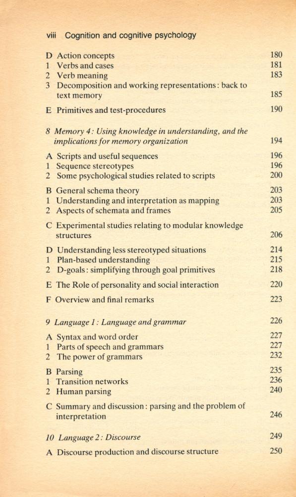 『Cognition and cognitive psychology』 5