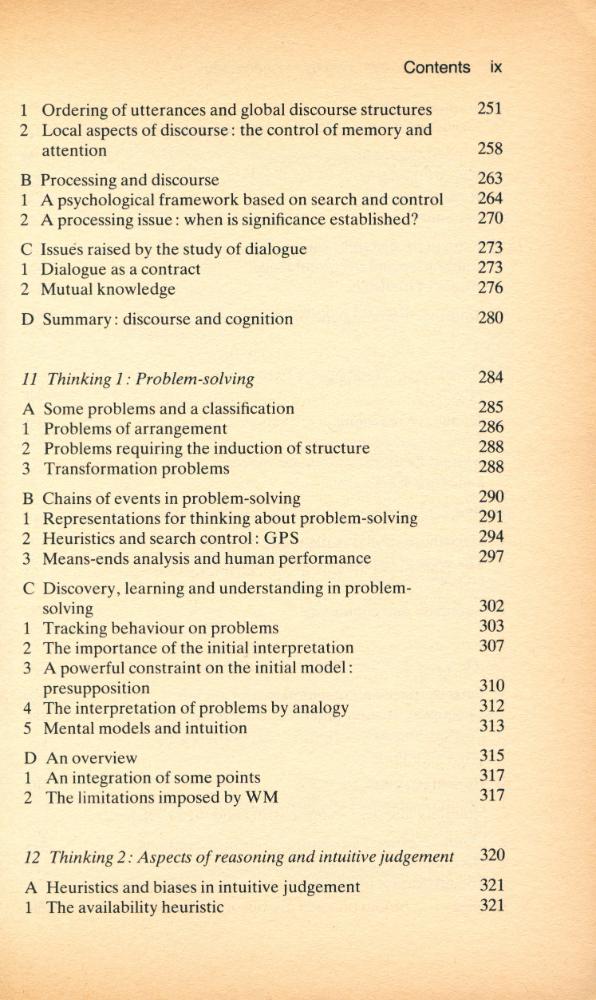 『Cognition and cognitive psychology』 6
