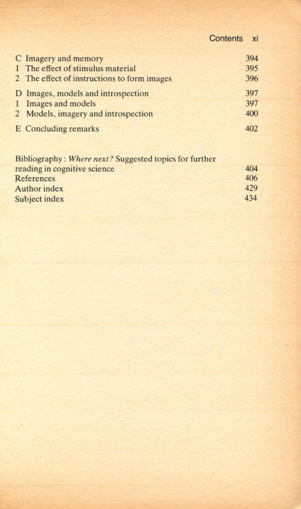 『Cognition and cognitive psychology』 8