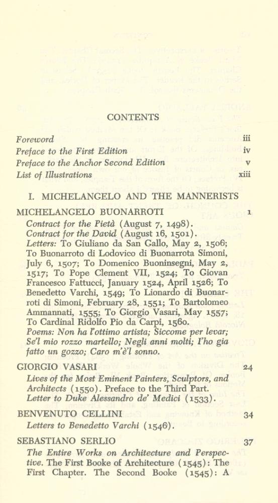 『A Documentary History of Art Volume Ⅱ : Michelangelo and the Mannerists, The Baroque and the Eighteenth Century』 2
