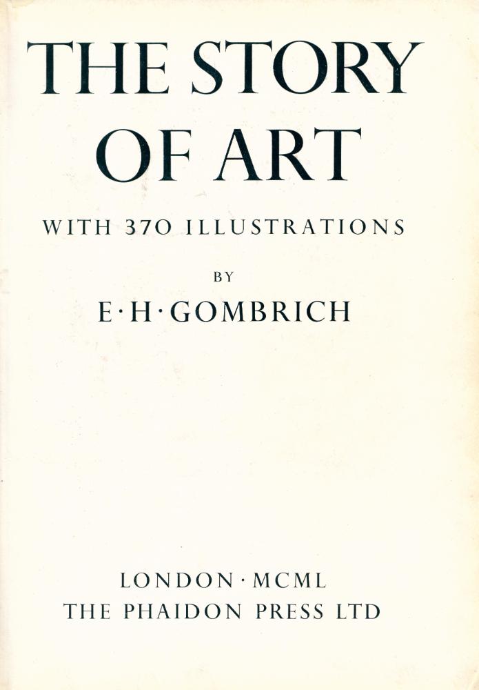 『THE STORY OF ART WITH 370 ILLUSTRATIONS』 1