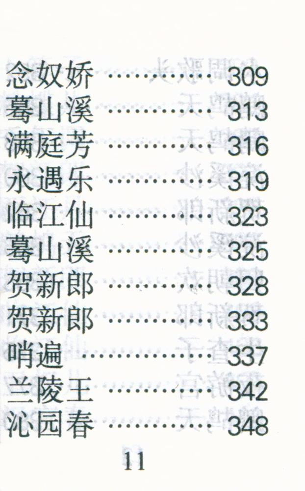 『辛弃疾词选』