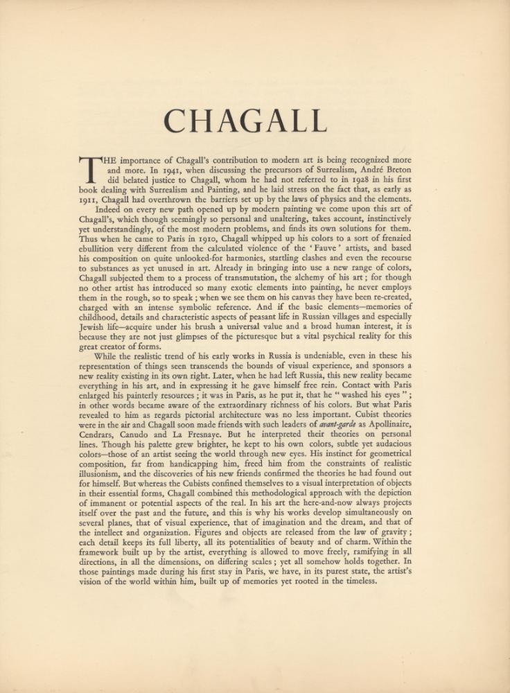 『CHAGALL』 2