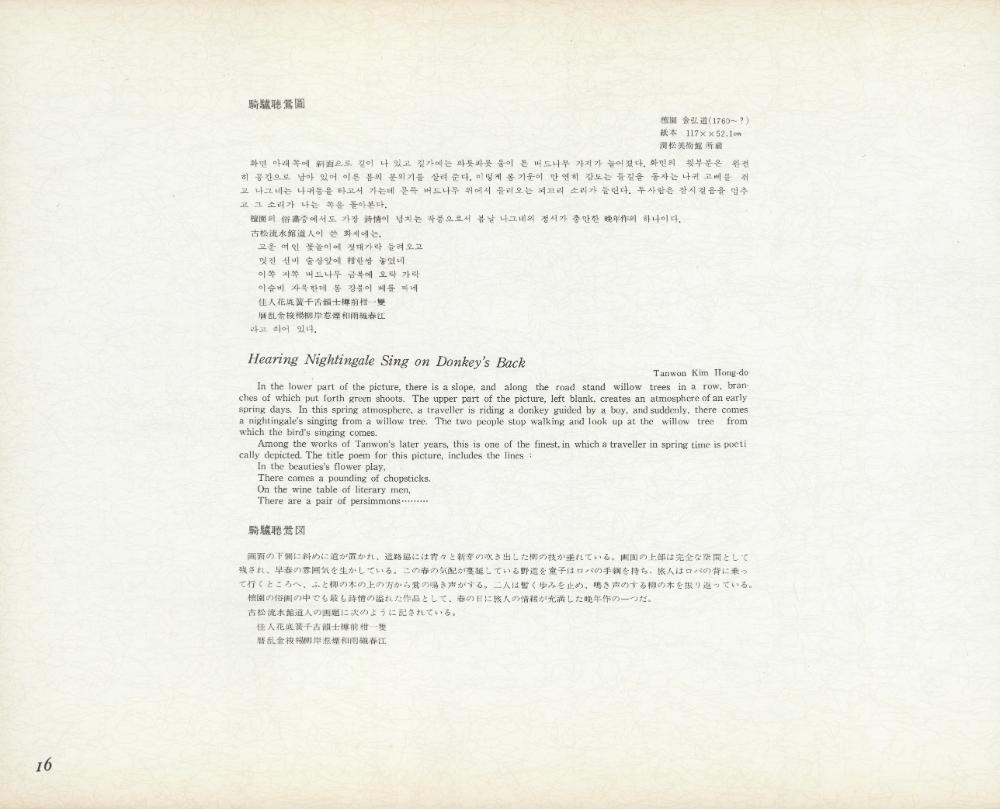 『李朝風俗畵帖 上卷(이조풍속화첩 상권)』