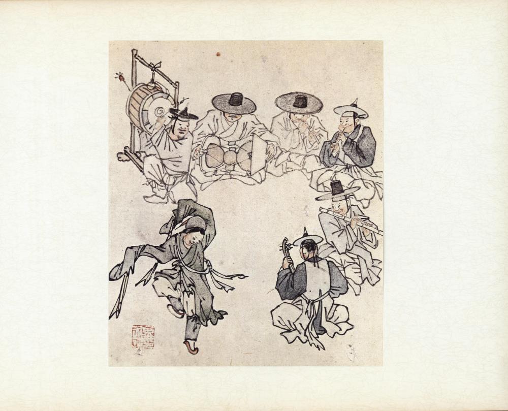 『李朝風俗畵帖 上卷(이조풍속화첩 상권)』