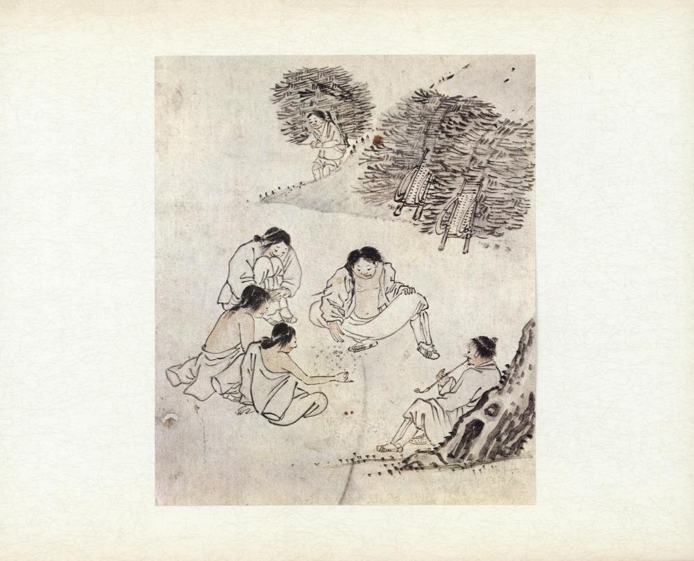 『李朝風俗畵帖 上卷(이조풍속화첩 상권)』