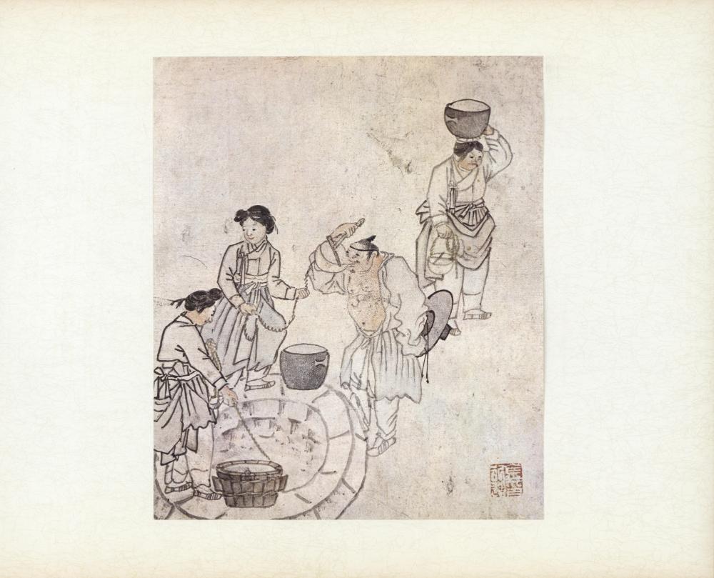 『李朝風俗畵帖 上卷(이조풍속화첩 상권)』