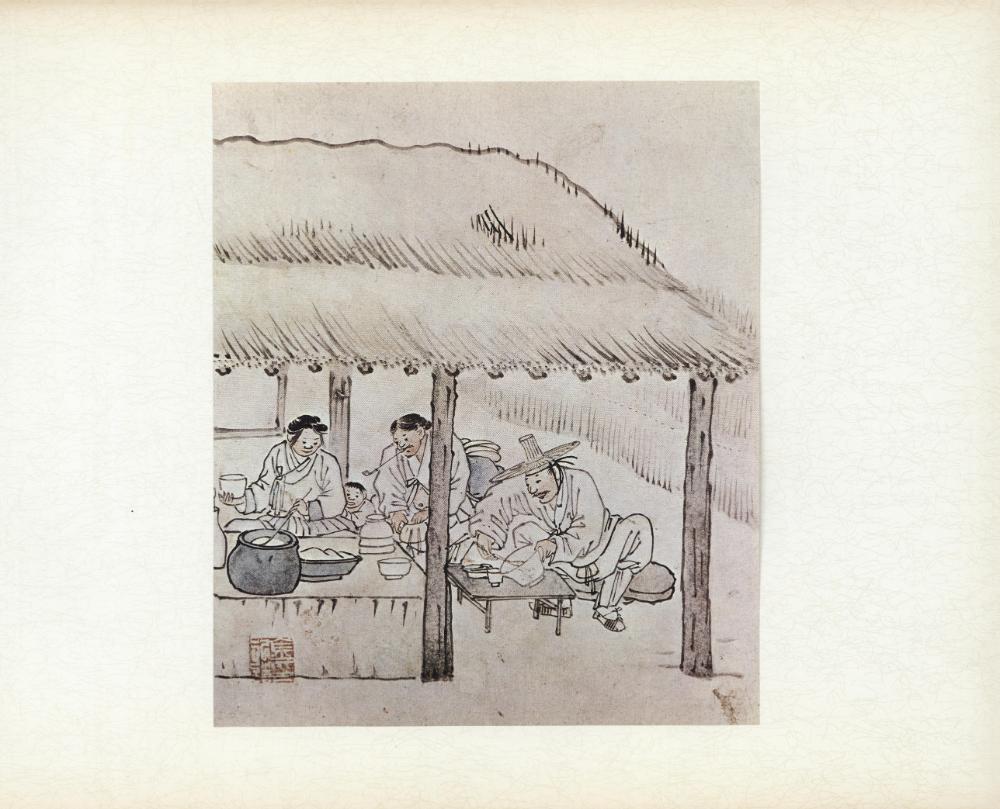 『李朝風俗畵帖 上卷(이조풍속화첩 상권)』