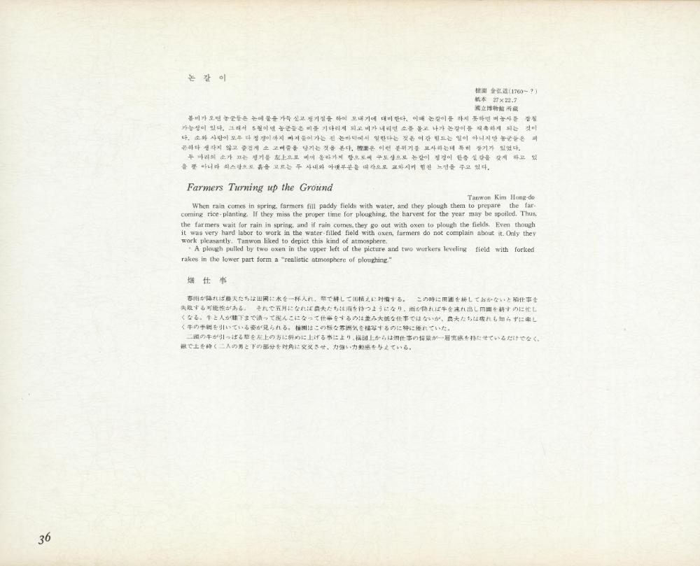『李朝風俗畵帖 上卷(이조풍속화첩 상권)』