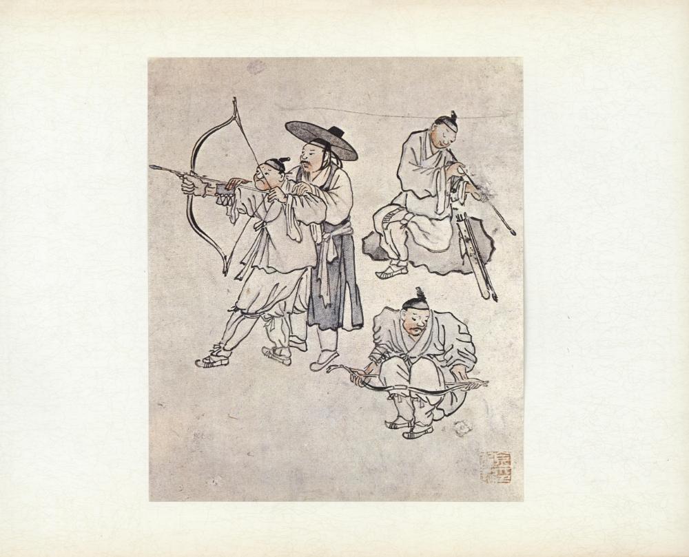 『李朝風俗畵帖 上卷(이조풍속화첩 상권)』
