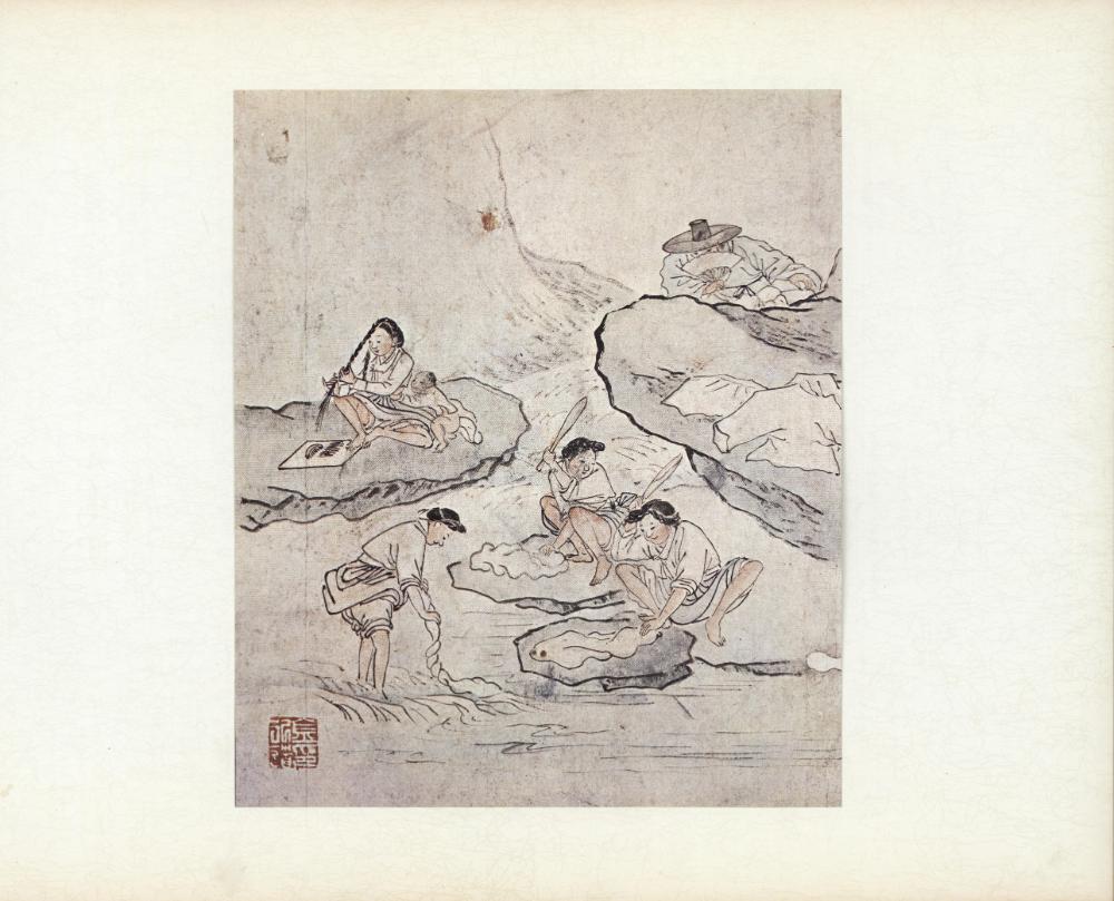 『李朝風俗畵帖 上卷(이조풍속화첩 상권)』