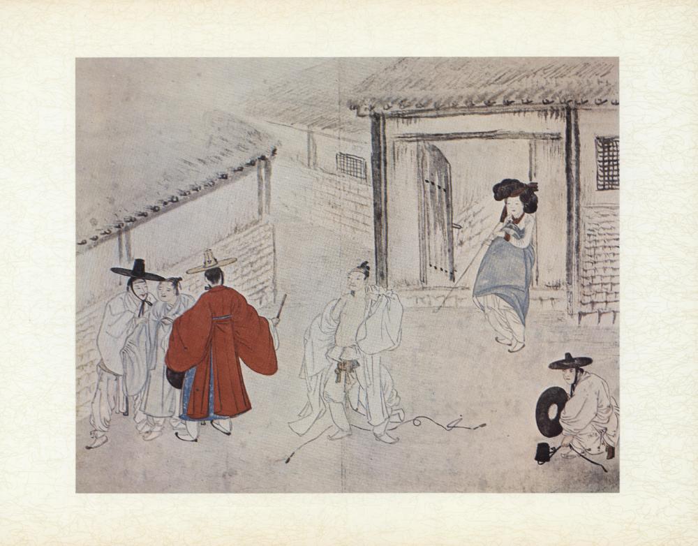 『李朝風俗畵帖 下卷(이조풍속화첩 하권)』
