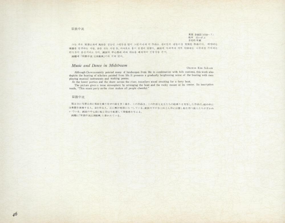 『李朝風俗畵帖 下卷(이조풍속화첩 하권)』