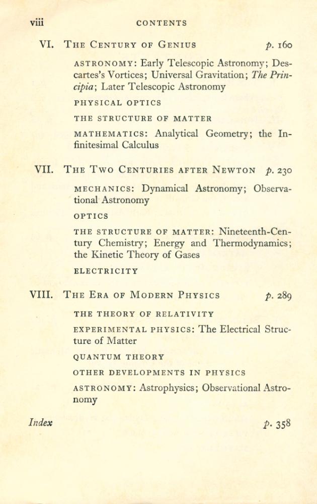 『THE GROWTH OF PHYSICAL SCIENCE』 3