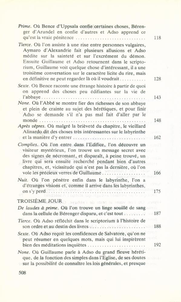 『LE NOM DE LA ROSE : roman』 3