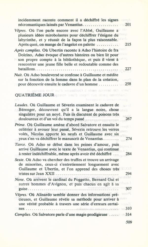 『LE NOM DE LA ROSE : roman』 4