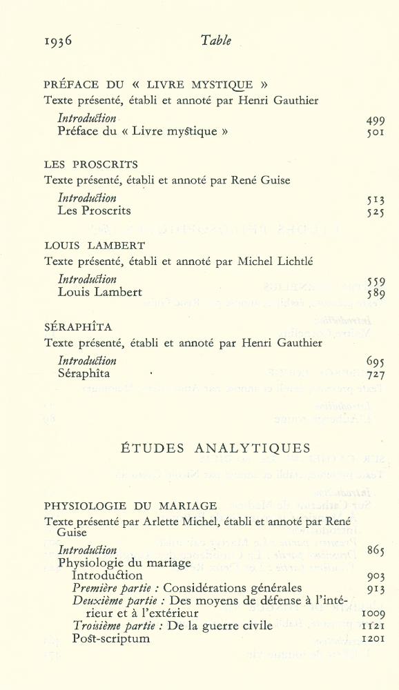 『La Comédie humaine XI : ÉTUDES PHILOSOPHIQUES ÉTUDES ANALYTIQUES』 3