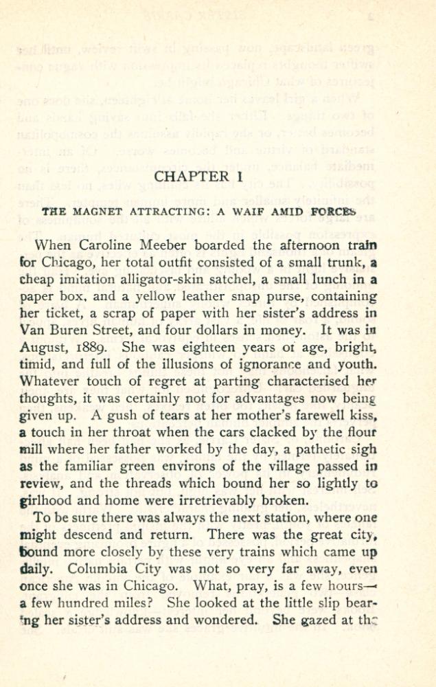 『SISTER CARRIE』 2