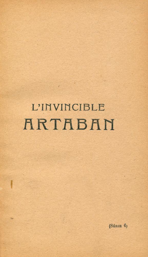 『L'INVINCIBILE ARTABAN』 1